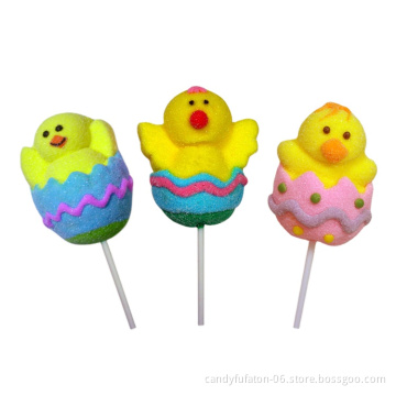Multi-Colored Fruit flavored egg pin pop Lollipop candy